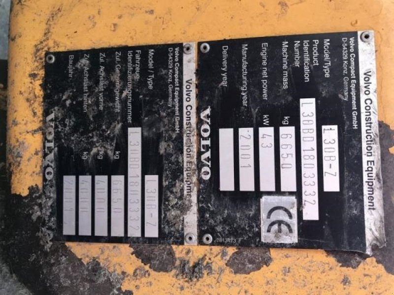 Radlader des Typs Volvo L30 B, Gebrauchtmaschine in Viborg (Bild 7)