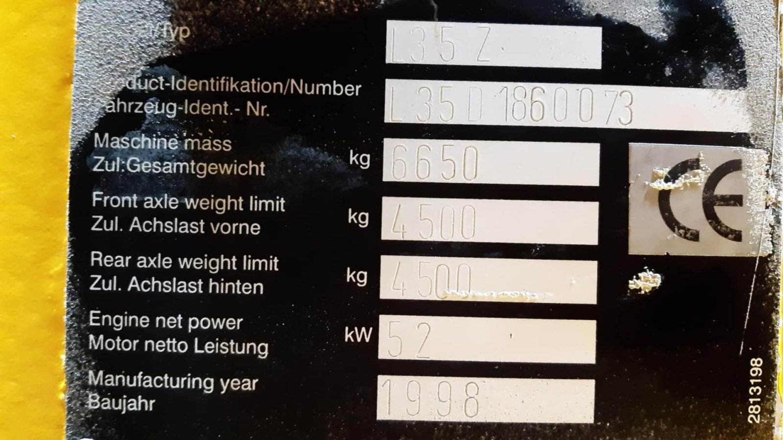 Radlader des Typs Volvo L35, Gebrauchtmaschine in Toftlund (Bild 5)