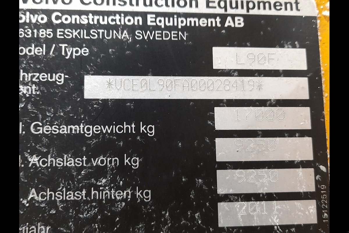 Radlader of the type Volvo L90 F, Gebrauchtmaschine in Viborg (Picture 4)