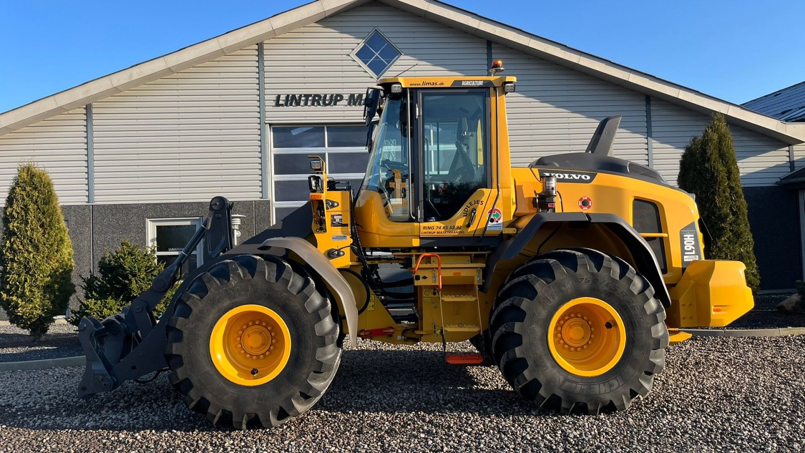 Radlader of the type Volvo L90H H2 AGRICULTURE Dansk-maskine, Co-Pilot, LANG-BOM & med 750mm Michelin MEGA X BIB hjul.  BEMÆRK MED GARANTI FRA VOLVO FREM TIL DEN 23.1.2027, Gebrauchtmaschine in Lintrup (Picture 1)