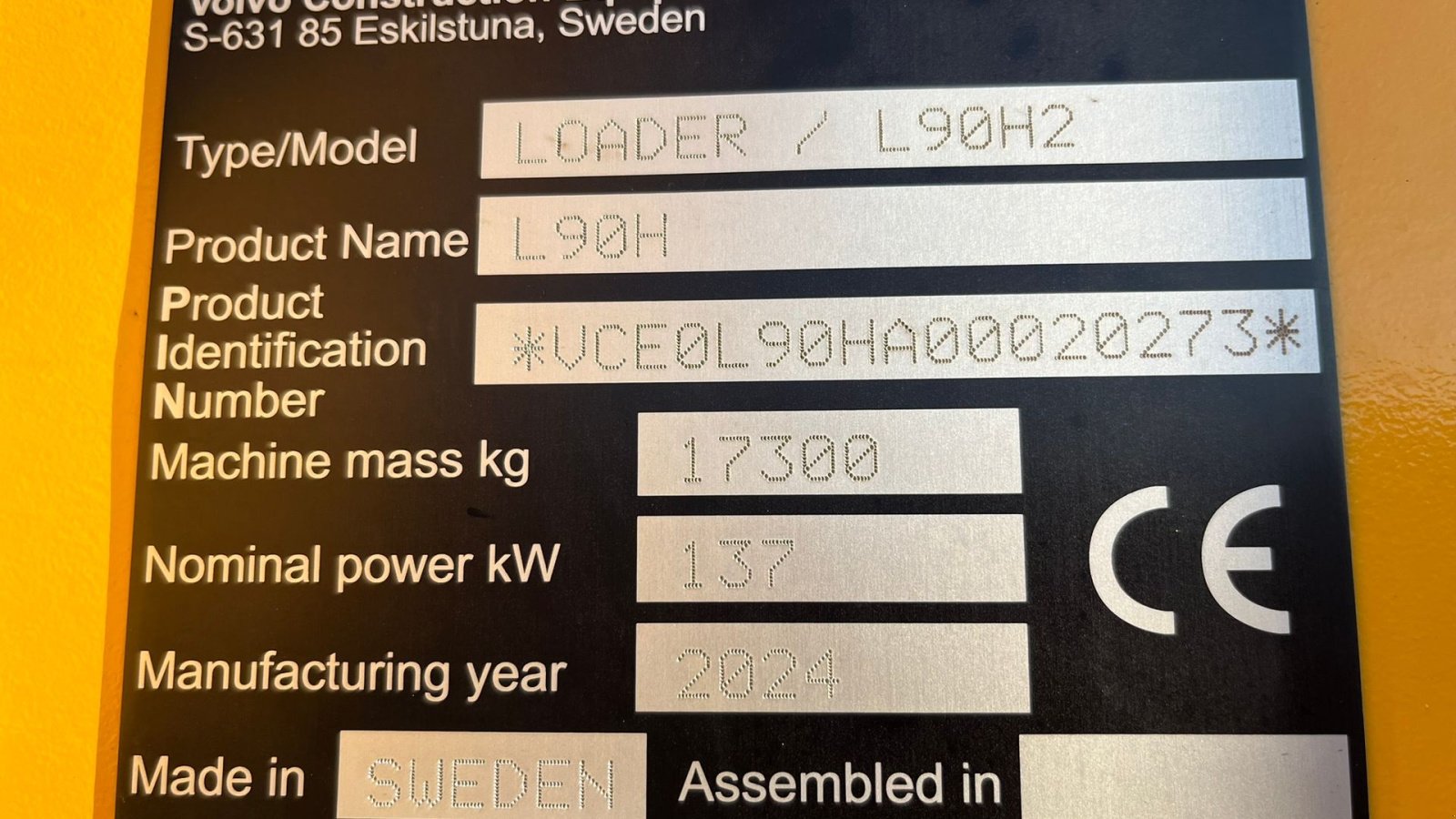 Radlader of the type Volvo L90H H2 AGRICULTURE Dansk-maskine, Co-Pilot, LANG-BOM & med 750mm Michelin MEGA X BIB hjul.  BEMÆRK MED GARANTI FRA VOLVO FREM TIL DEN 23.1.2027, Gebrauchtmaschine in Lintrup (Picture 2)