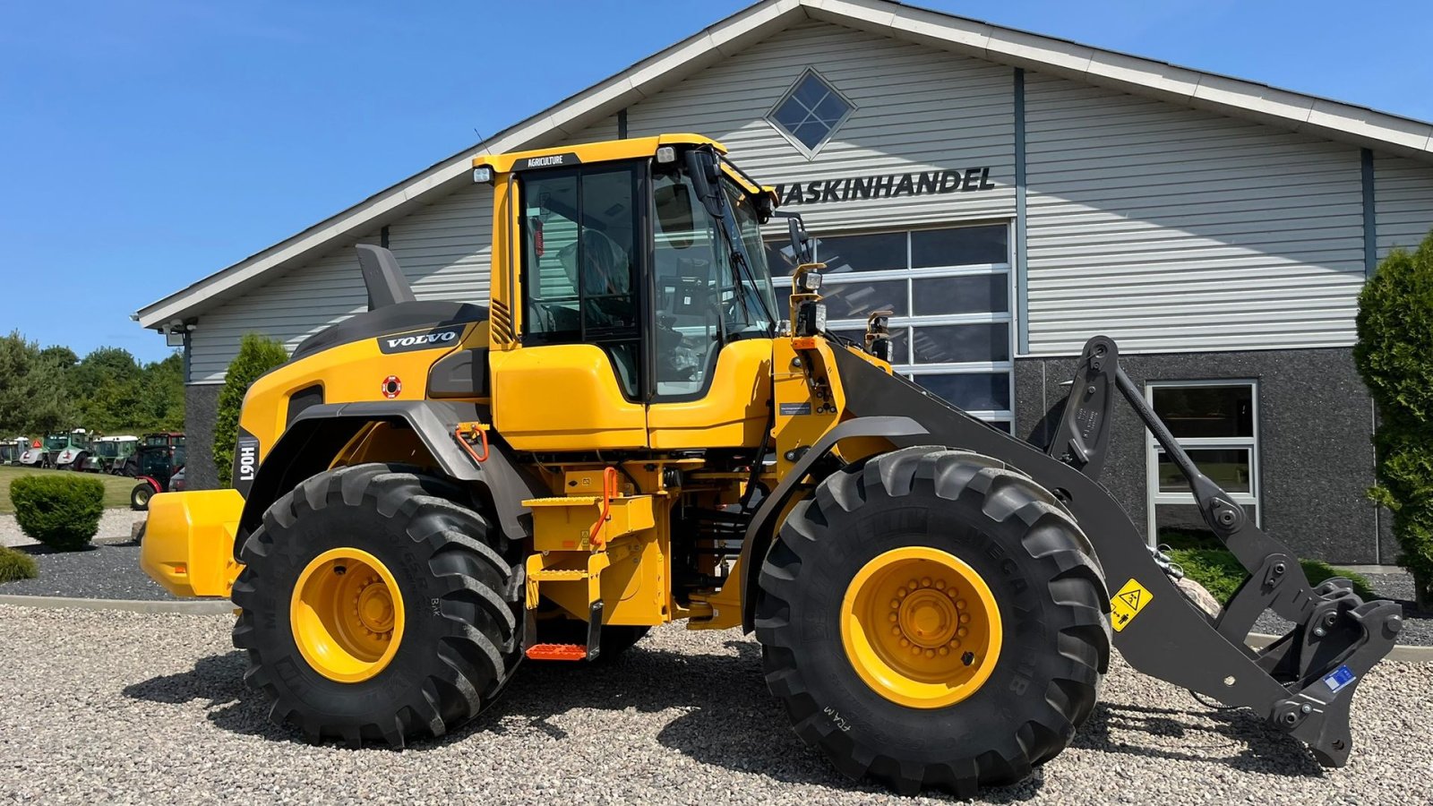 Radlader des Typs Volvo L90H H2 AGRICULTURE Dansk-maskine, Co-Pilot, LANG-BOM & med 750mm Michelin MEGA X BIB hjul., Gebrauchtmaschine in Lintrup (Bild 18)