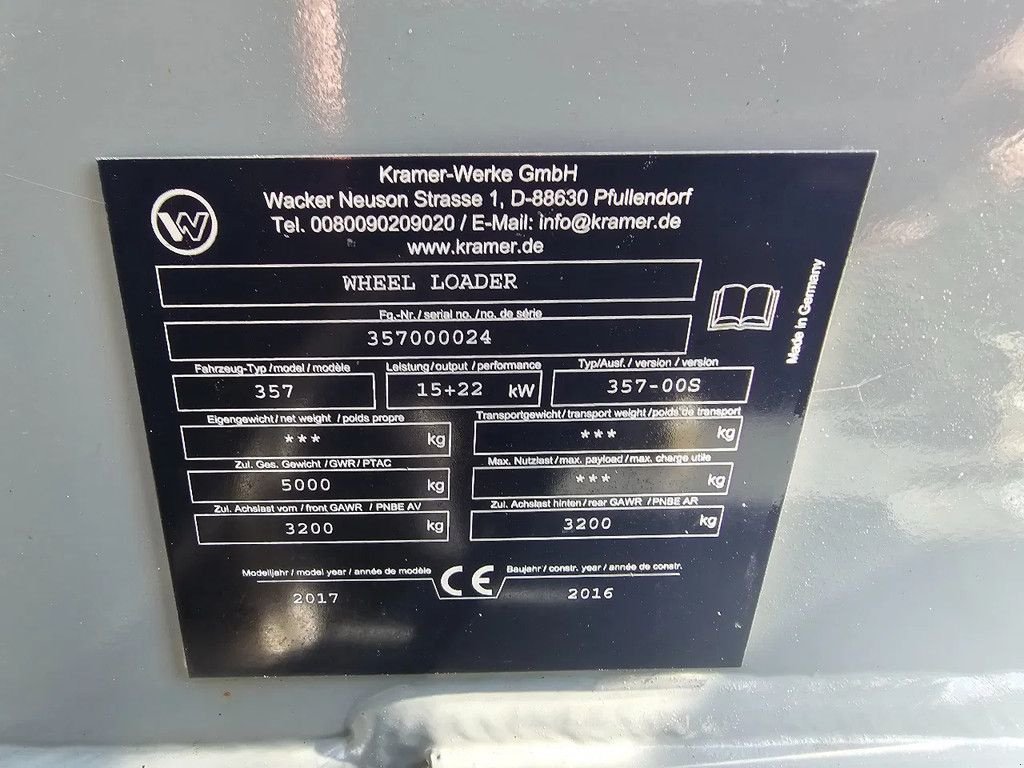 Radlader του τύπου Wacker Neuson 357 e elektrische shovel loader, Gebrauchtmaschine σε Scherpenzeel (Φωτογραφία 7)