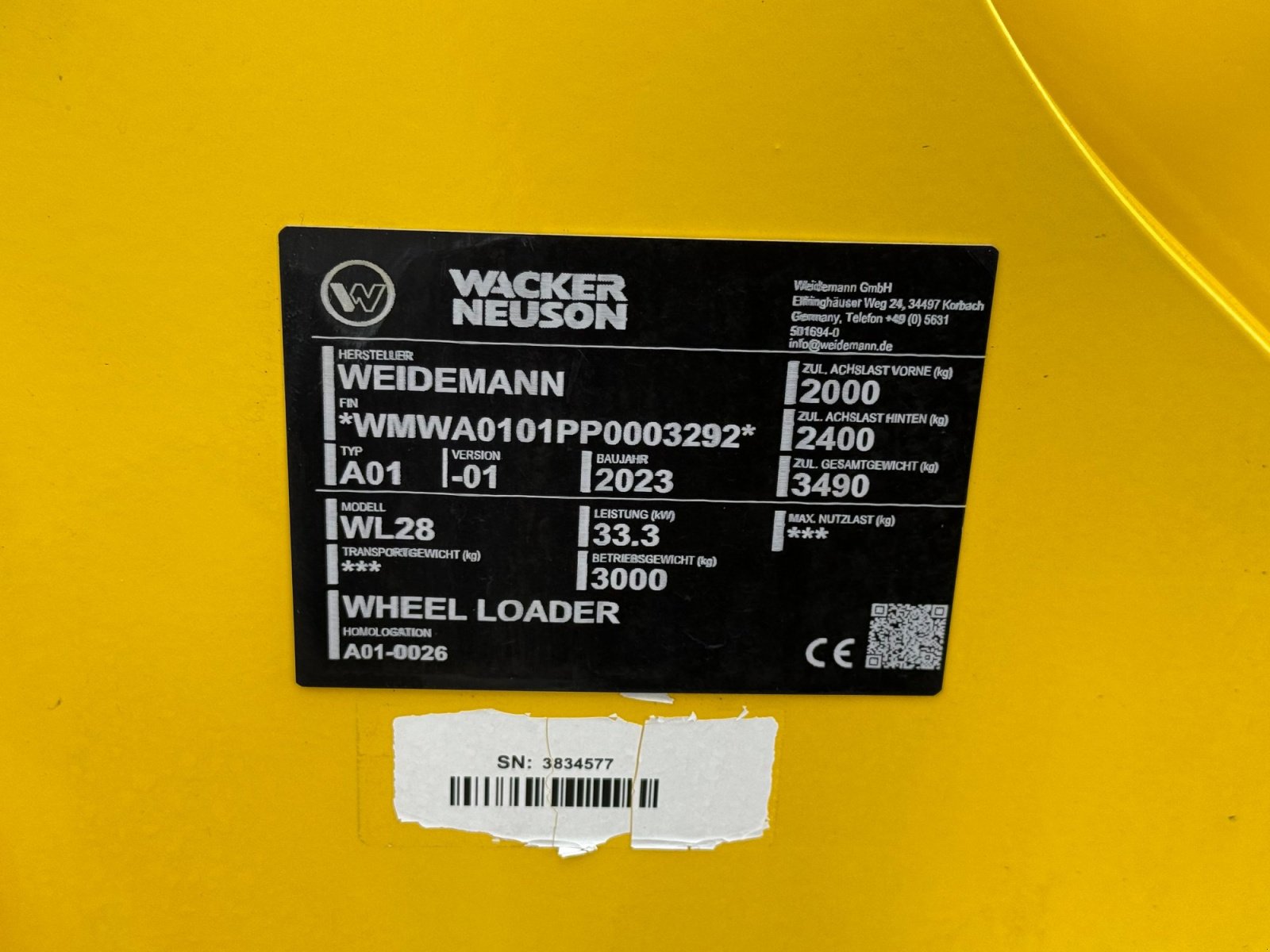 Radlader vrste Wacker Neuson WL 28, Gebrauchtmaschine v Neureichenau (Slika 19)