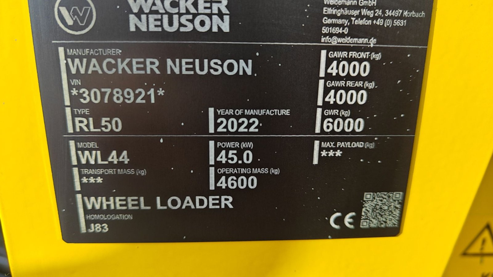 Radlader tipa Wacker Neuson WL 44, Gebrauchtmaschine u Vrå (Slika 19)