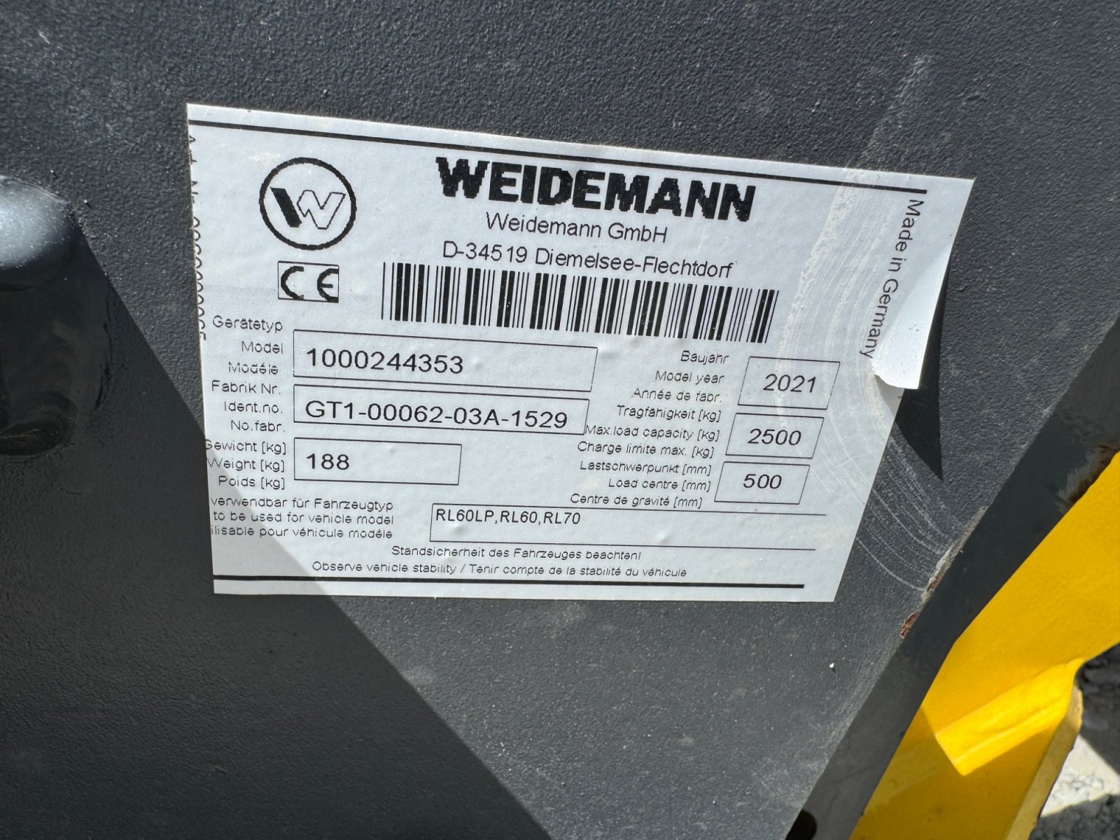 Radlader типа Wacker Neuson WL60, Gebrauchtmaschine в Neudrossenfeld (Фотография 11)