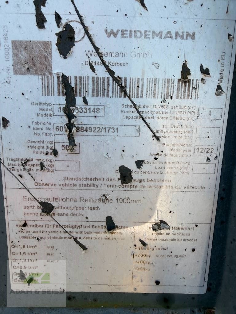 Radlader типа Wacker Neuson WL60, Gebrauchtmaschine в Neudrossenfeld (Фотография 10)
