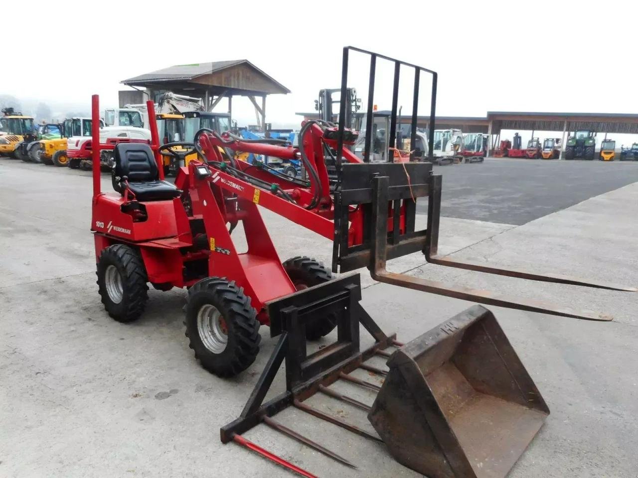 Radlader za tip Weidemann  1013 mit 3 anbaugeräte, Gebrauchtmaschine u ST. NIKOLAI/DR. (Slika 5)