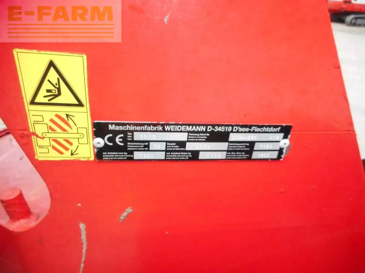 Radlader za tip Weidemann  1013 mit 3 anbaugeräte, Gebrauchtmaschine u ST. NIKOLAI/DR. (Slika 7)