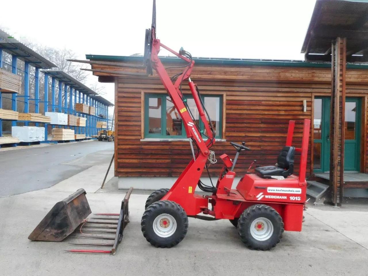 Radlader za tip Weidemann  1013 mit 3 anbaugeräte, Gebrauchtmaschine u ST. NIKOLAI/DR. (Slika 16)