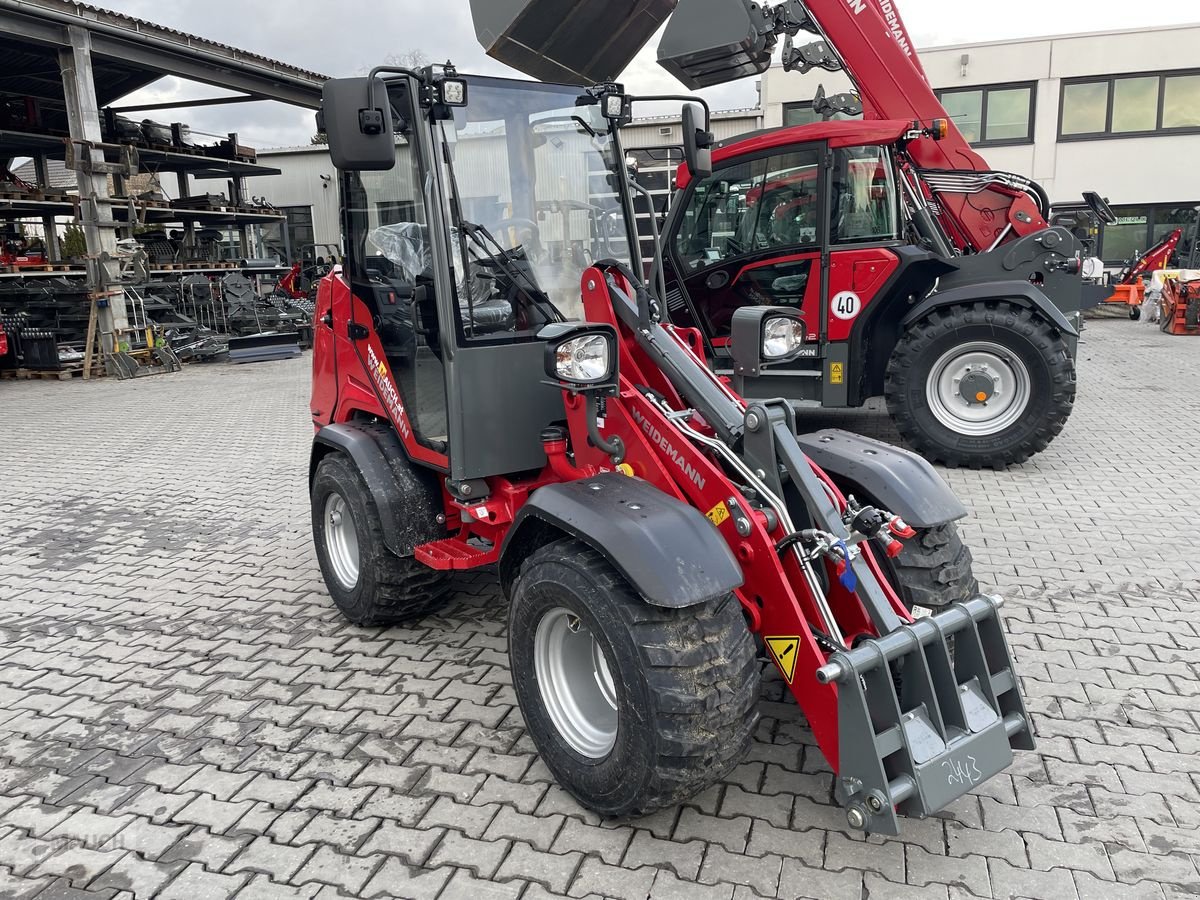 Radlader del tipo Weidemann  1390 mit niedrigem Vorderwagen, Neumaschine In Burgkirchen (Immagine 9)