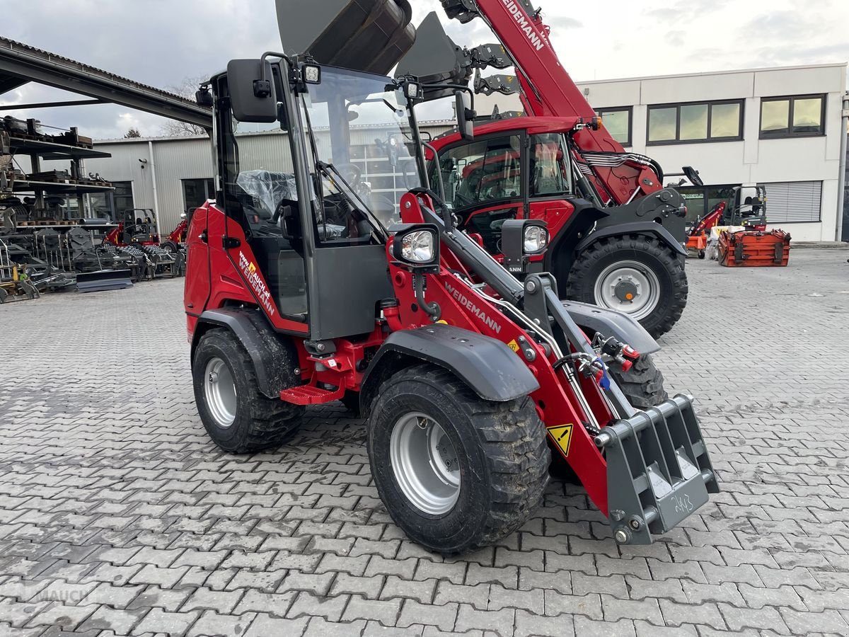 Radlader del tipo Weidemann  1390 mit niedrigem Vorderwagen, Neumaschine In Burgkirchen (Immagine 3)