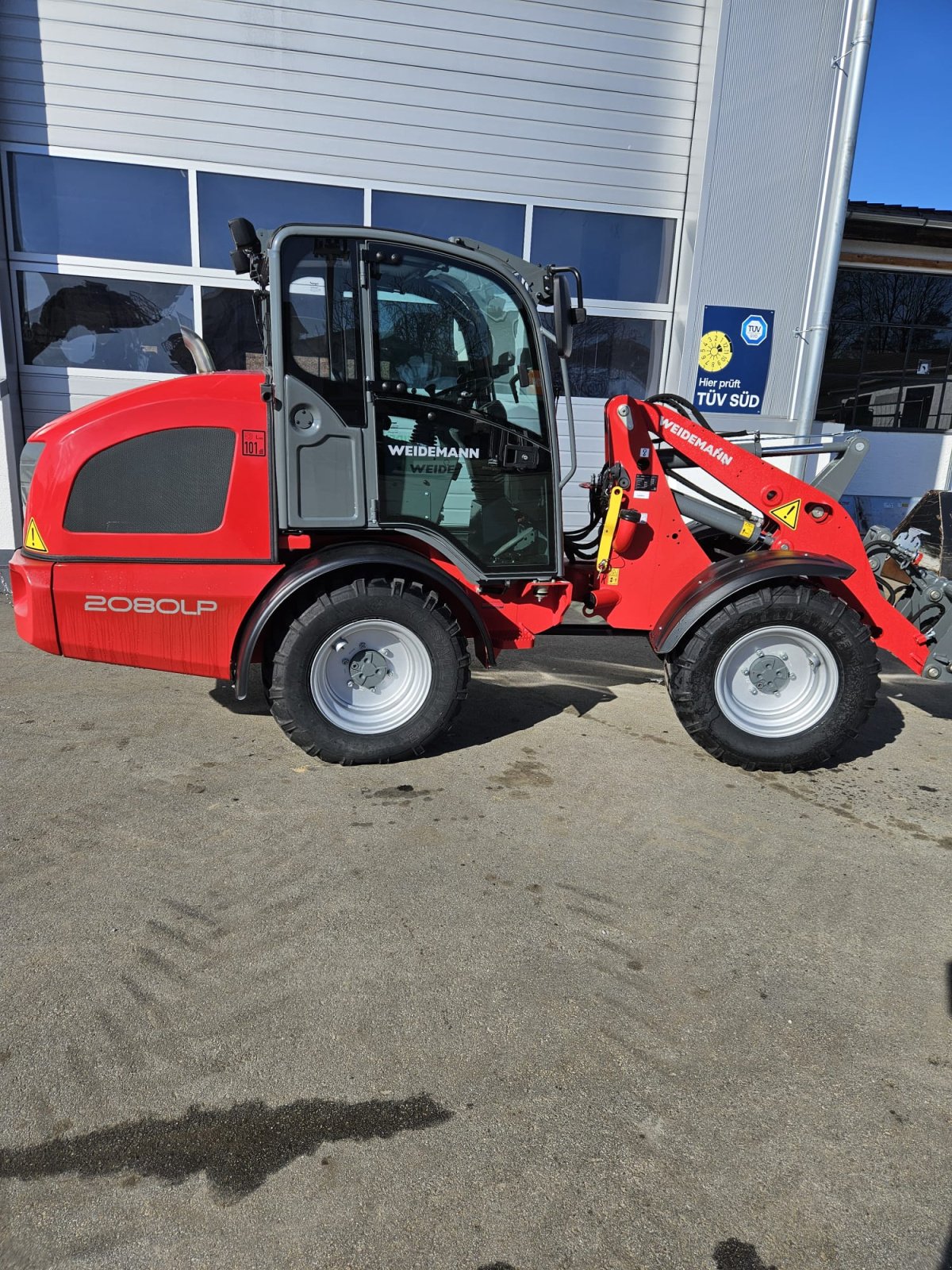 Radlader van het type Weidemann  2080LP, Gebrauchtmaschine in Wegscheid (Foto 2)