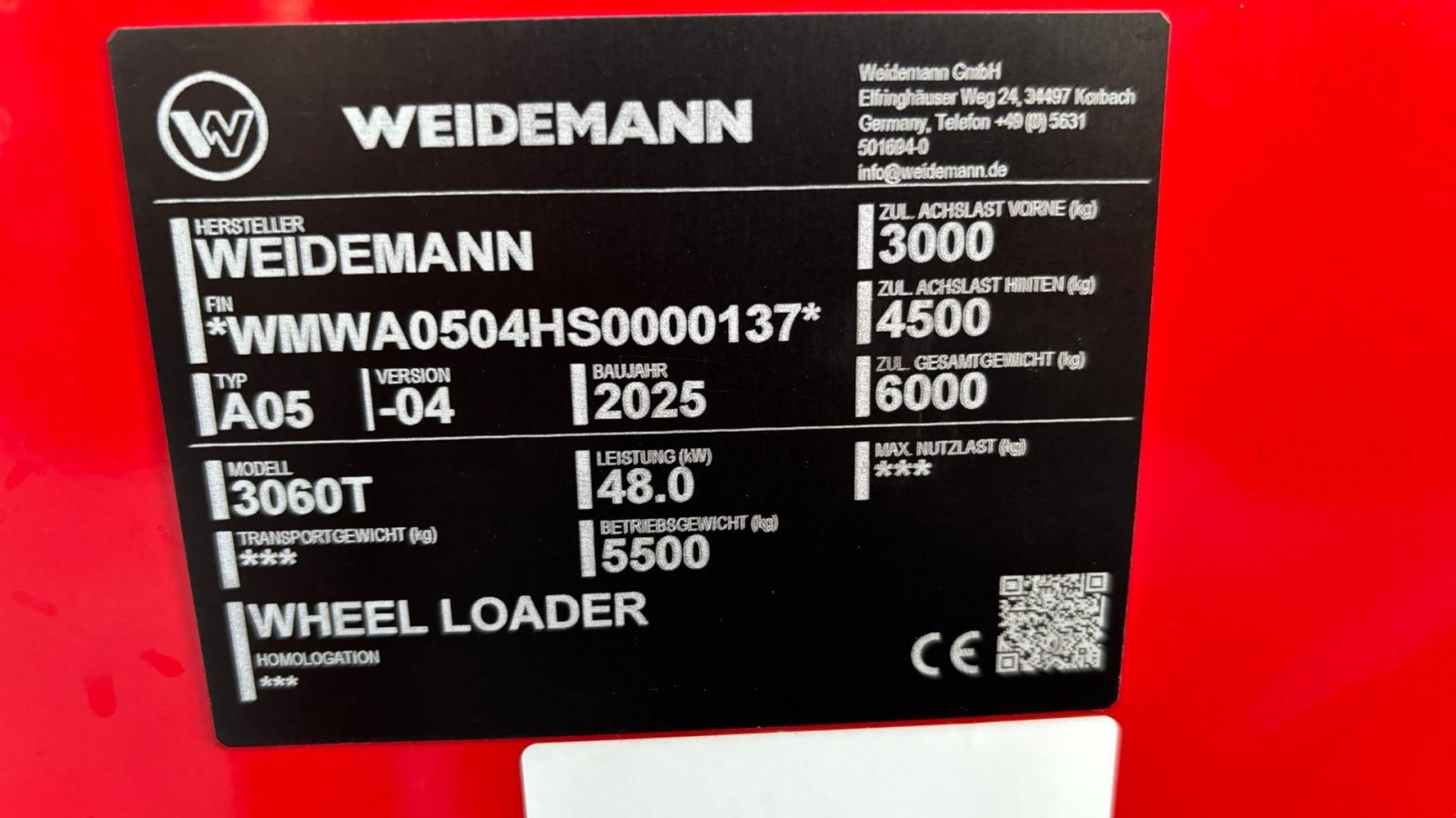 Radlader tip Weidemann  3060 T Demo - Klar til levering, Gebrauchtmaschine in Gram (Poză 18)