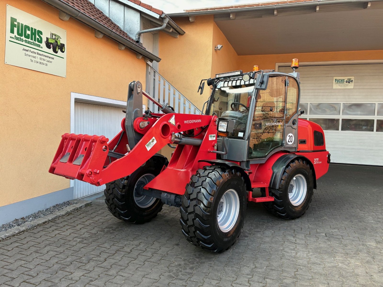 Radlader del tipo Weidemann  3070 CX 60, Baugleich Wacker WL44, Gebrauchtmaschine In Laaber (Immagine 1)