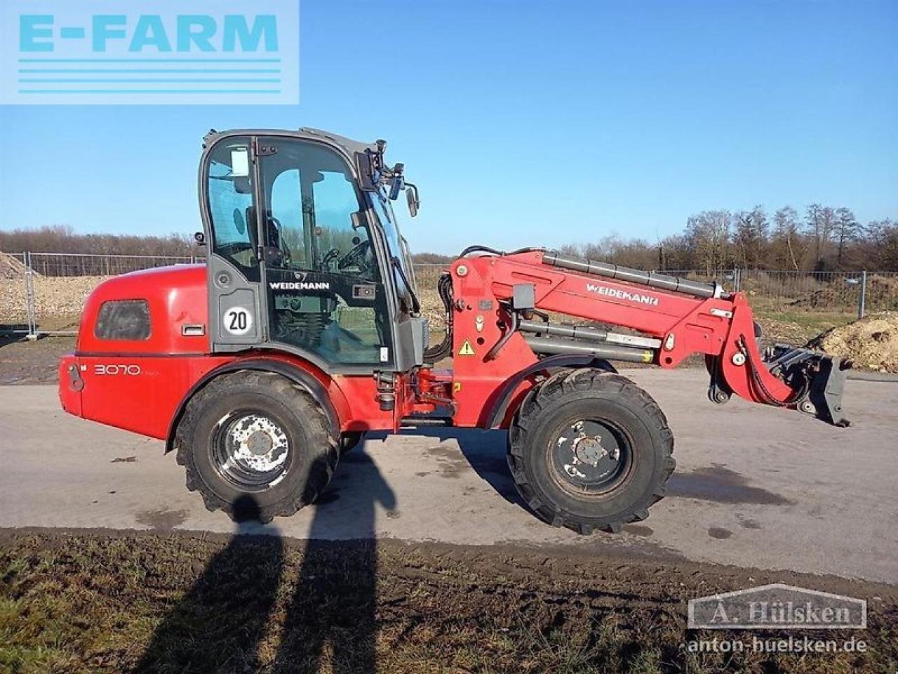Radlader typu Weidemann  3070 cx60 t, Gebrauchtmaschine v ROSENDAHL (Obrázok 4)