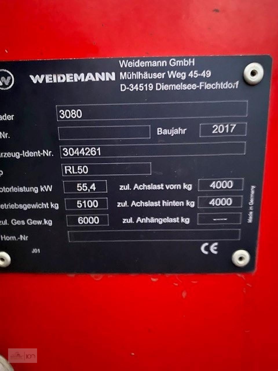 Radlader tip Weidemann  3080, Gebrauchtmaschine in Eslohe–Bremke (Poză 8)