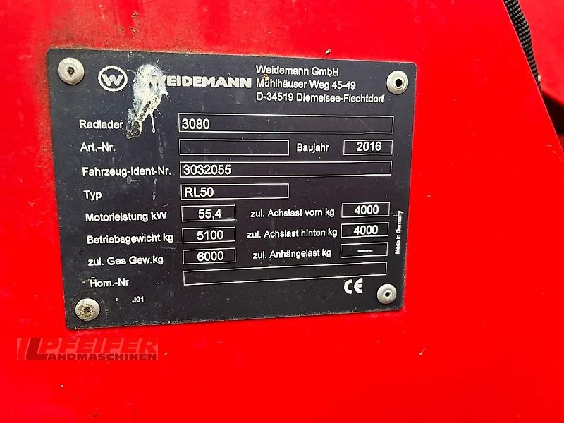 Radlader typu Weidemann  3080, Gebrauchtmaschine v Elleben OT Riechheim (Obrázok 5)