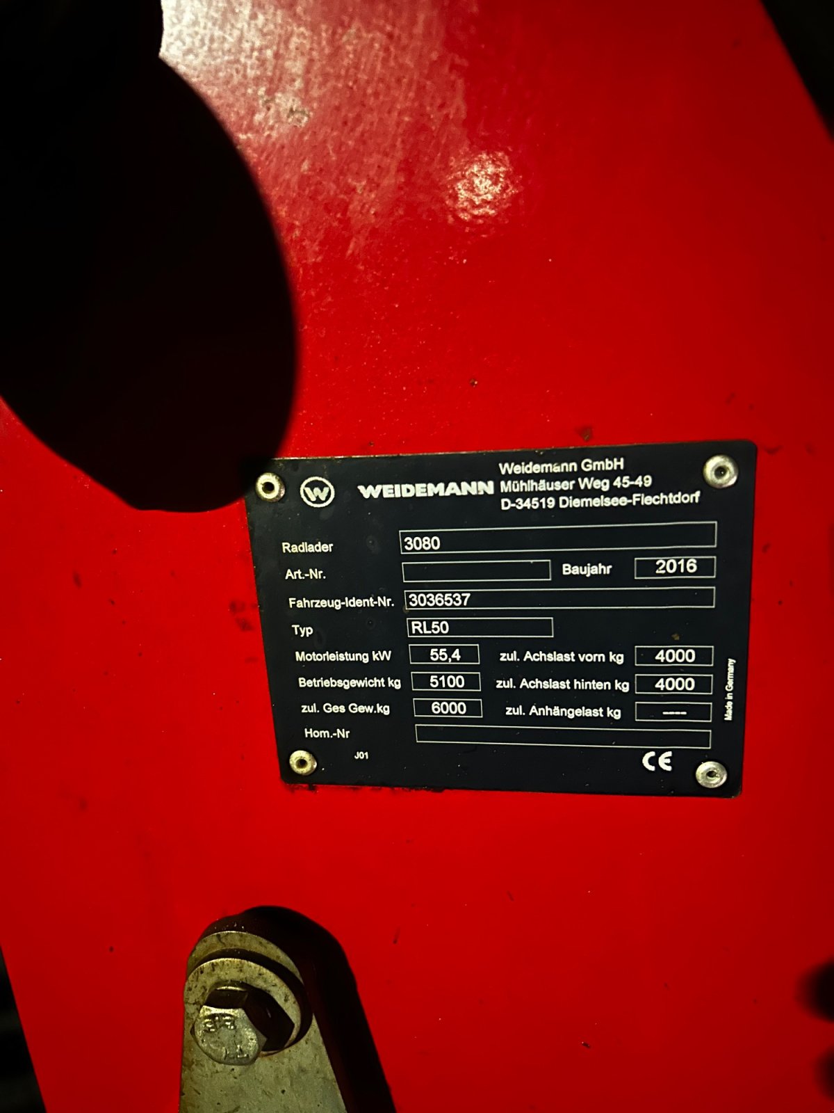 Radlader tipa Weidemann  3080, Gebrauchtmaschine u Scheidegg (Slika 9)