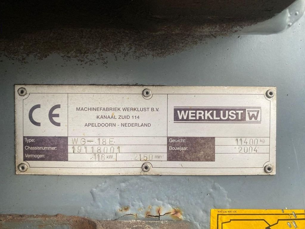 Radlader za tip Werklust WG18E, Gebrauchtmaschine u Hapert (Slika 9)