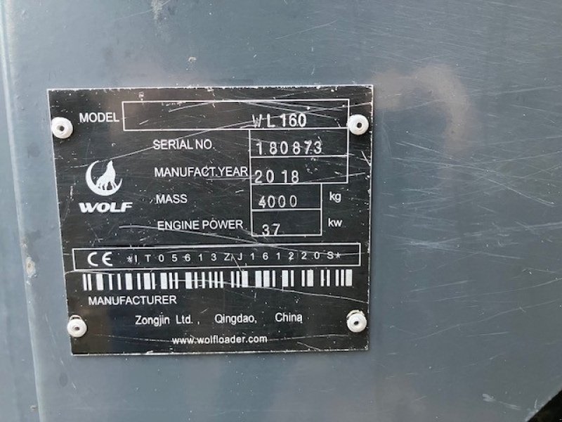 Radlader tipa Wolf WL160 LÆSSEMASKINE, Gebrauchtmaschine u Brønderslev (Slika 4)