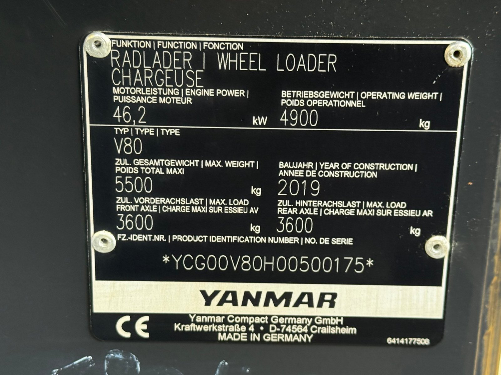 Radlader des Typs Yanmar V 80 nur 330h, Gebrauchtmaschine in Neureichenau (Bild 16)