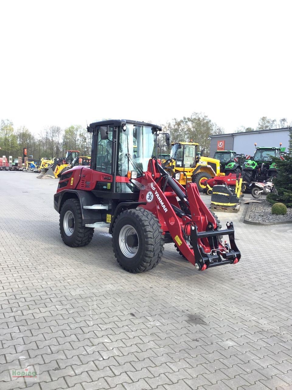 Radlader типа Yanmar V100 Advanc 36km/h, Gebrauchtmaschine в Bakum (Фотография 4)