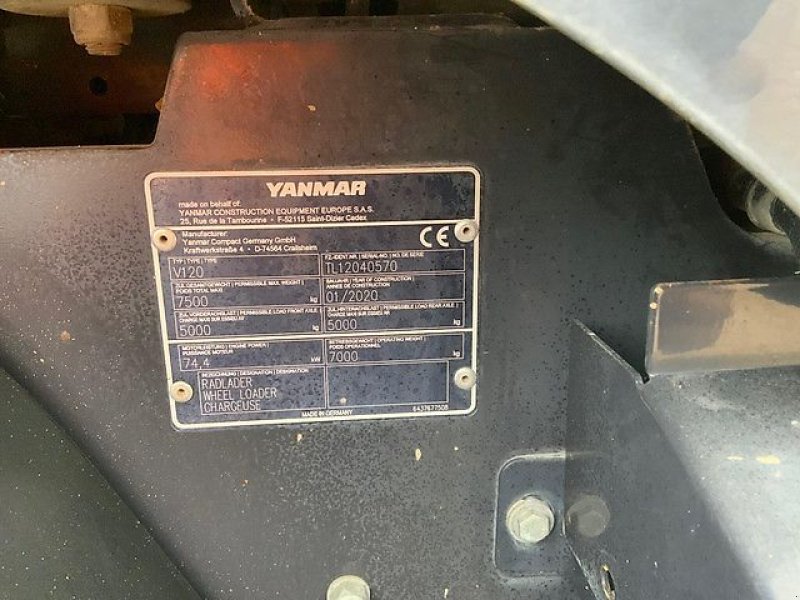 Radlader tip Yanmar V120, Gebrauchtmaschine in Kaunas (Poză 13)