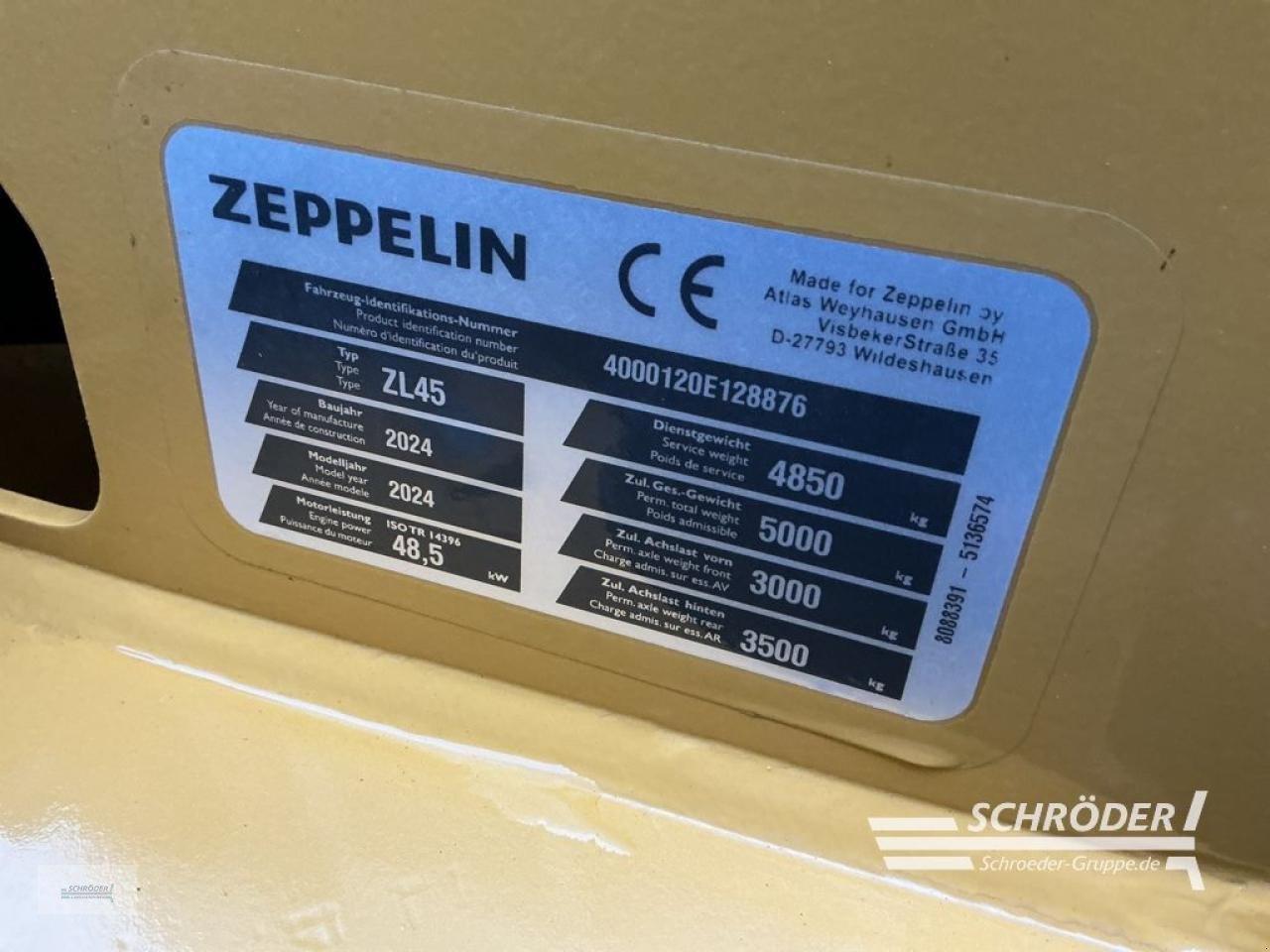 Radlader za tip Zeppelin ZL 45, Neumaschine u Hemmoor (Slika 12)