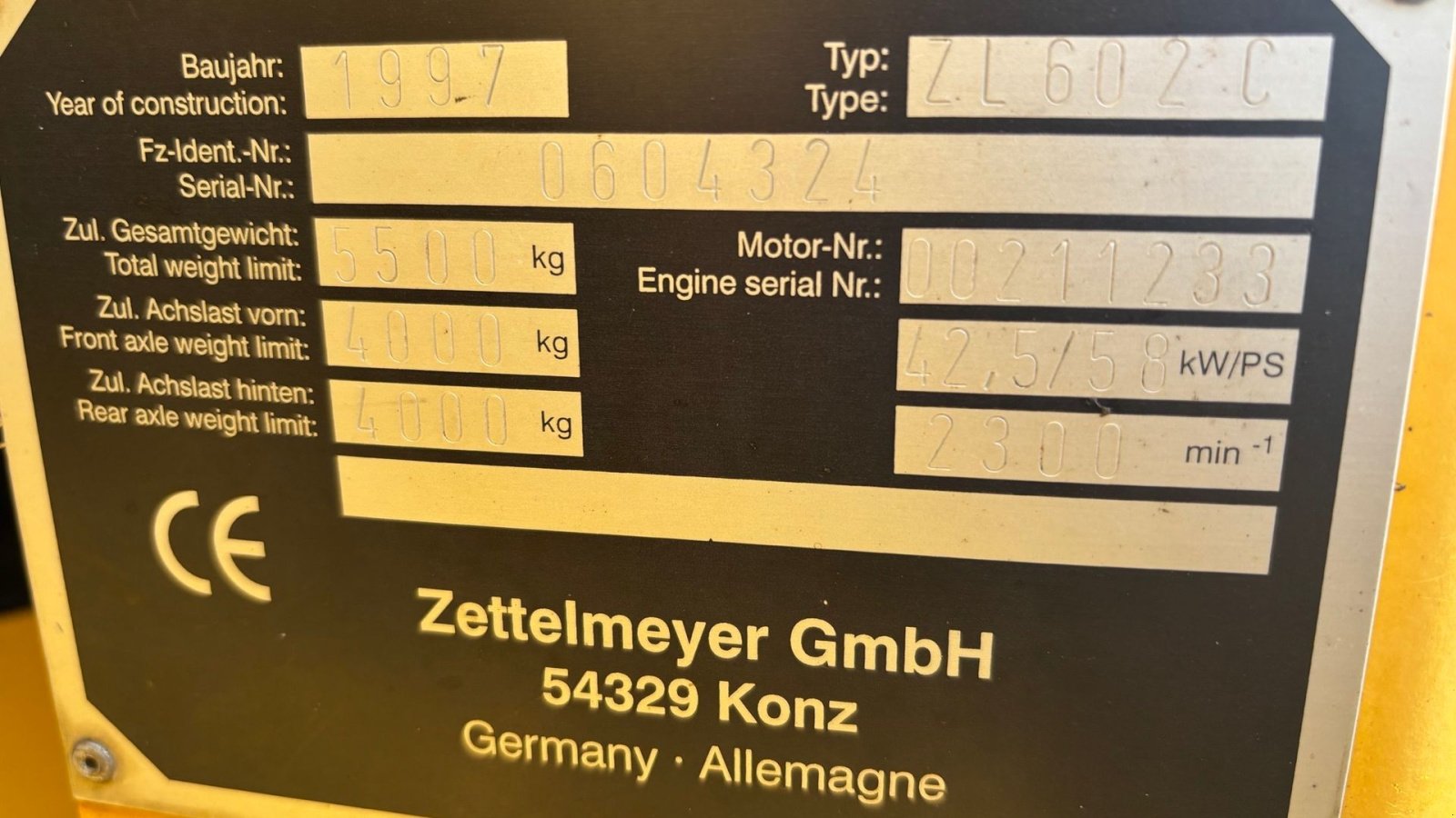 Radlader typu Zettelmeyer 602 C, Gebrauchtmaschine w Gram (Zdjęcie 15)