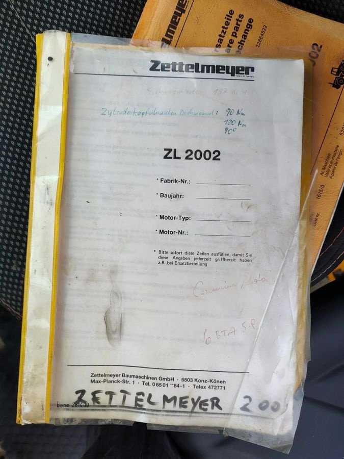 Radlader des Typs Zettelmeyer ZL2002, Gebrauchtmaschine in Gabersdorf (Bild 15)