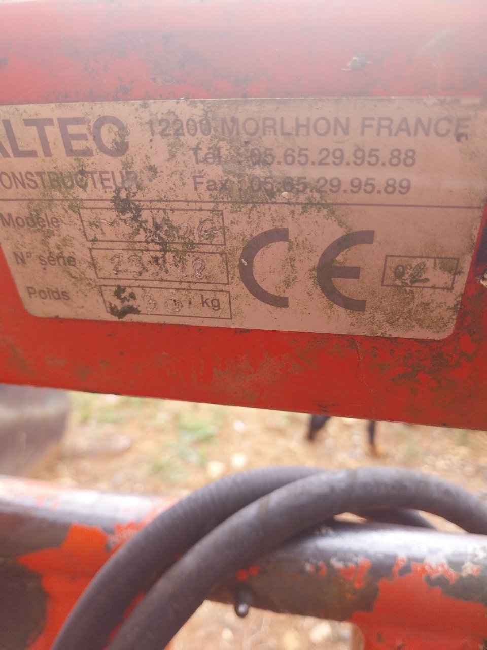 Rapstrennbalken του τύπου ALTEC MS 140, Gebrauchtmaschine σε SAINT LOUP (Φωτογραφία 2)