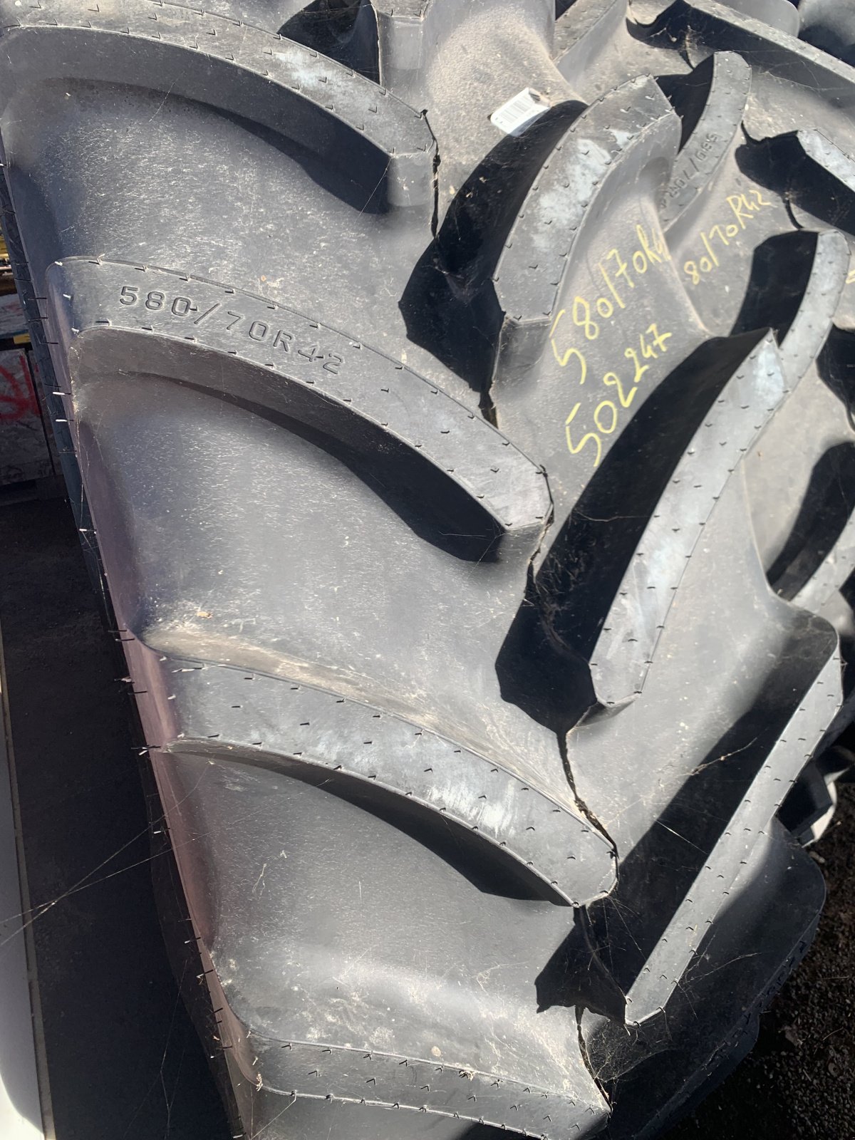 Rapstrennbalken des Typs Firestone PNEUS, Gebrauchtmaschine in CINTHEAUX (Bild 2)