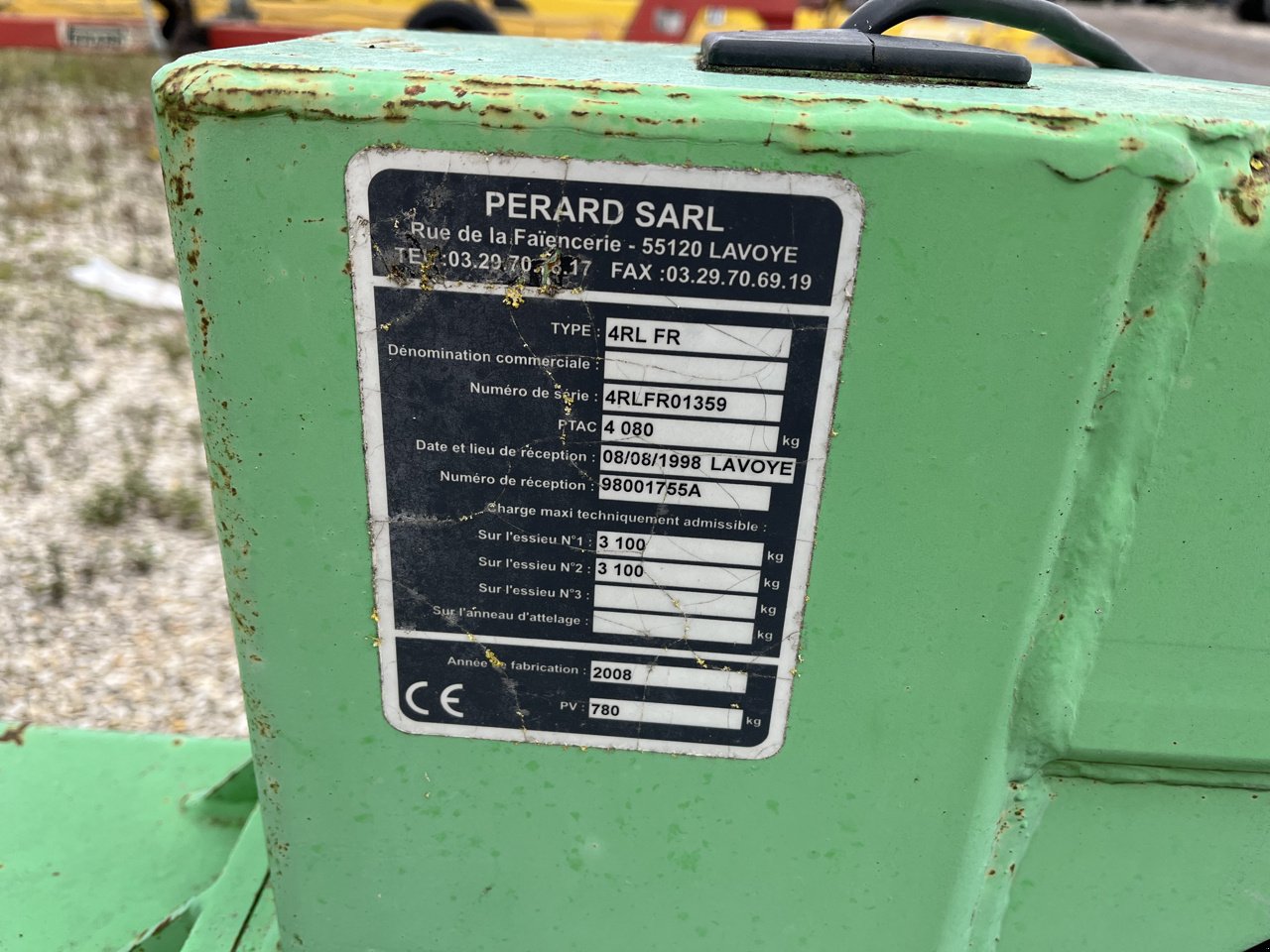 Rapstrennbalken of the type Perard Chariot coupe, Gebrauchtmaschine in VERT TOULON (Picture 4)