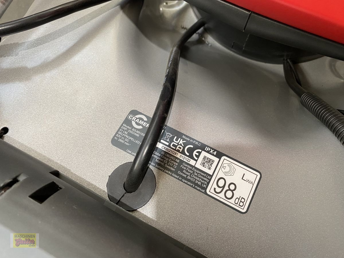 Rasenmäher typu Cramer CRAMER – AKKU-RASENMÄHER – 82V – SET – 82LM46S, Neumaschine v Kötschach (Obrázek 5)