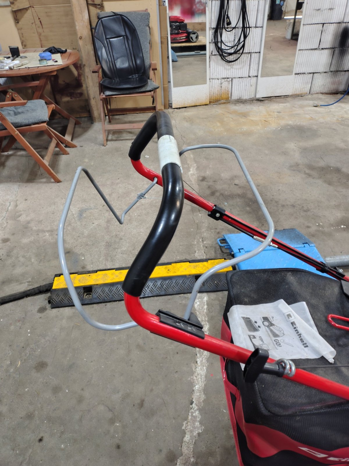 Rasenmäher Türe ait Einhell GC-PM 56/2 SHW, Gebrauchtmaschine içinde Neuburg (resim 3)