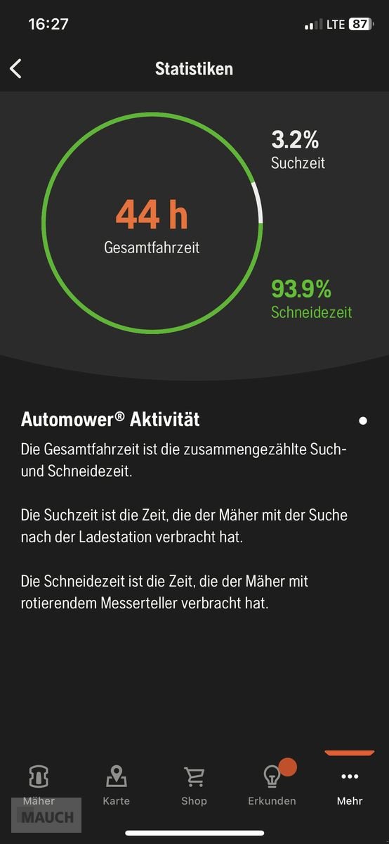 Rasenmäher des Typs Husqvarna Automower 435X AWD, BJ 2023, 44 Stunden, Gebrauchtmaschine in Eben (Bild 12)