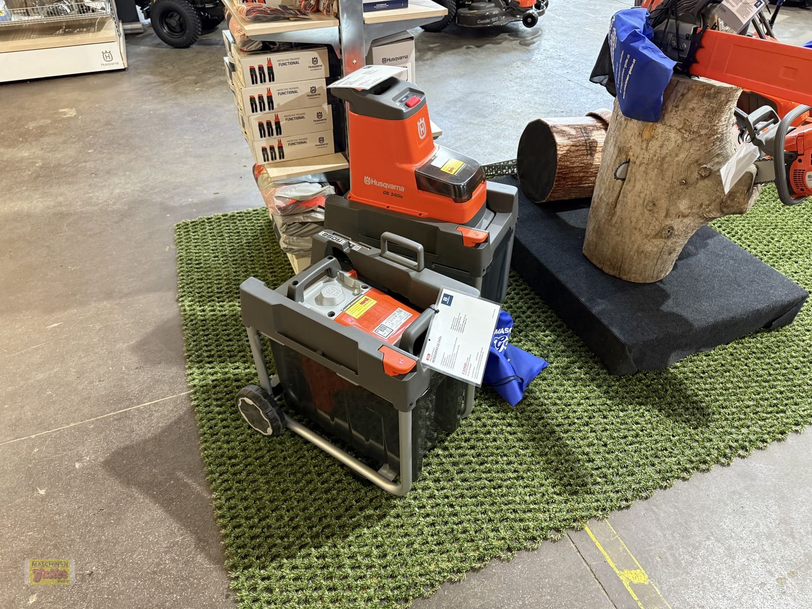 Rasenmäher des Typs Husqvarna GS 340iS Gartenhäcksler mit Akkubetrieb, Neumaschine in Kötschach (Bild 5)