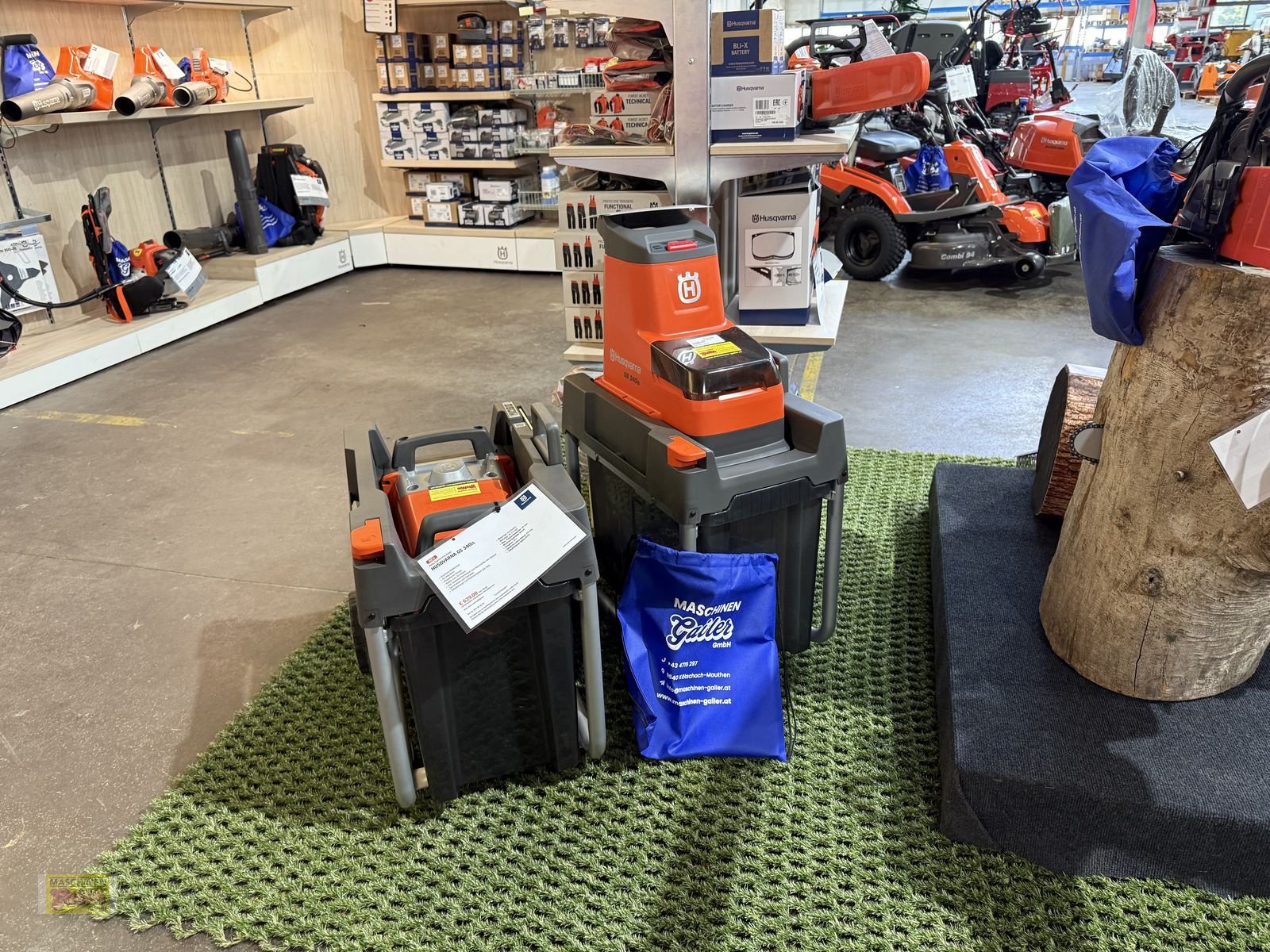 Rasenmäher des Typs Husqvarna GS 340iS Gartenhäcksler mit Akkubetrieb, Neumaschine in Kötschach (Bild 7)