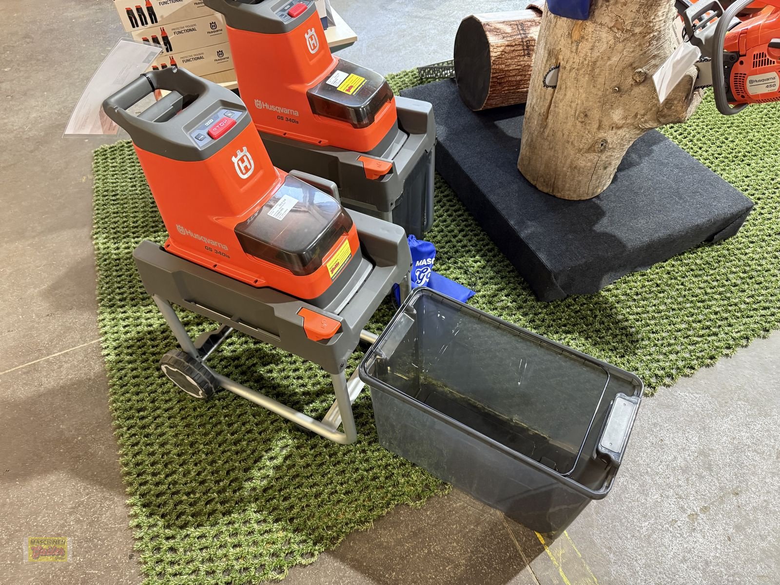 Rasenmäher des Typs Husqvarna GS 340iS Gartenhäcksler mit Akkubetrieb, Neumaschine in Kötschach (Bild 11)