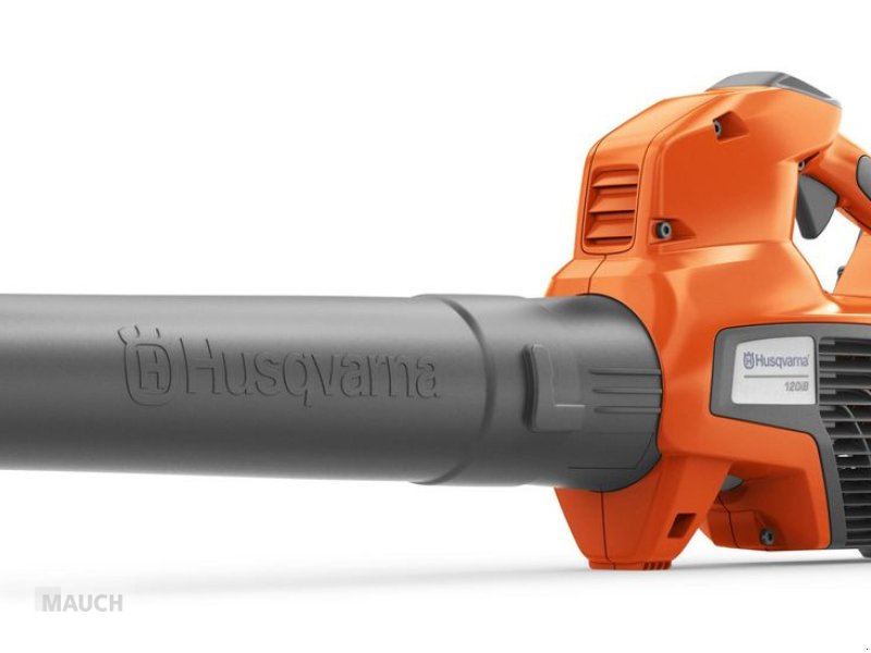 Rasenmäher of the type Husqvarna Laubbläser 120 iB Set mit Akku & Ladegerät, Neumaschine in Burgkirchen (Picture 1)