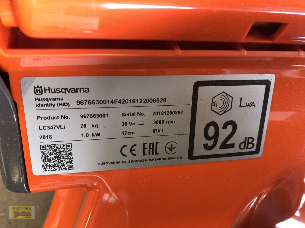 Rasenmäher of the type Husqvarna LC 347VLi, Neumaschine in Kötschach (Picture 3)
