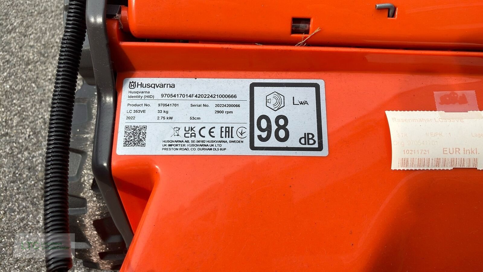 Rasenmäher of the type Husqvarna LC 353VE, Neumaschine in Redlham (Picture 11)