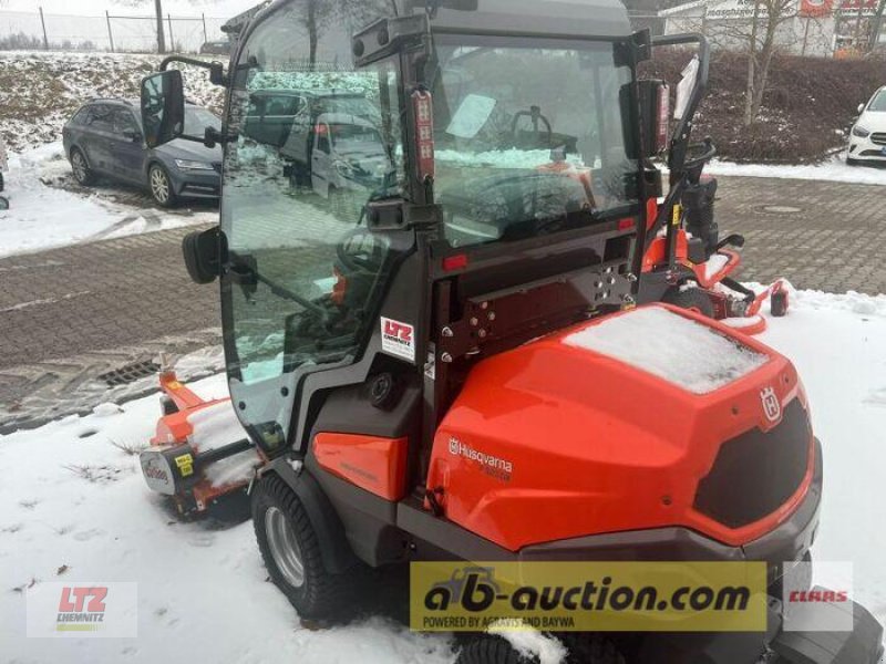 Rasenmäher of the type Husqvarna RIDER P525DX M.KABINE +MÄHDECK, Neumaschine in Hartmannsdorf (Picture 3)