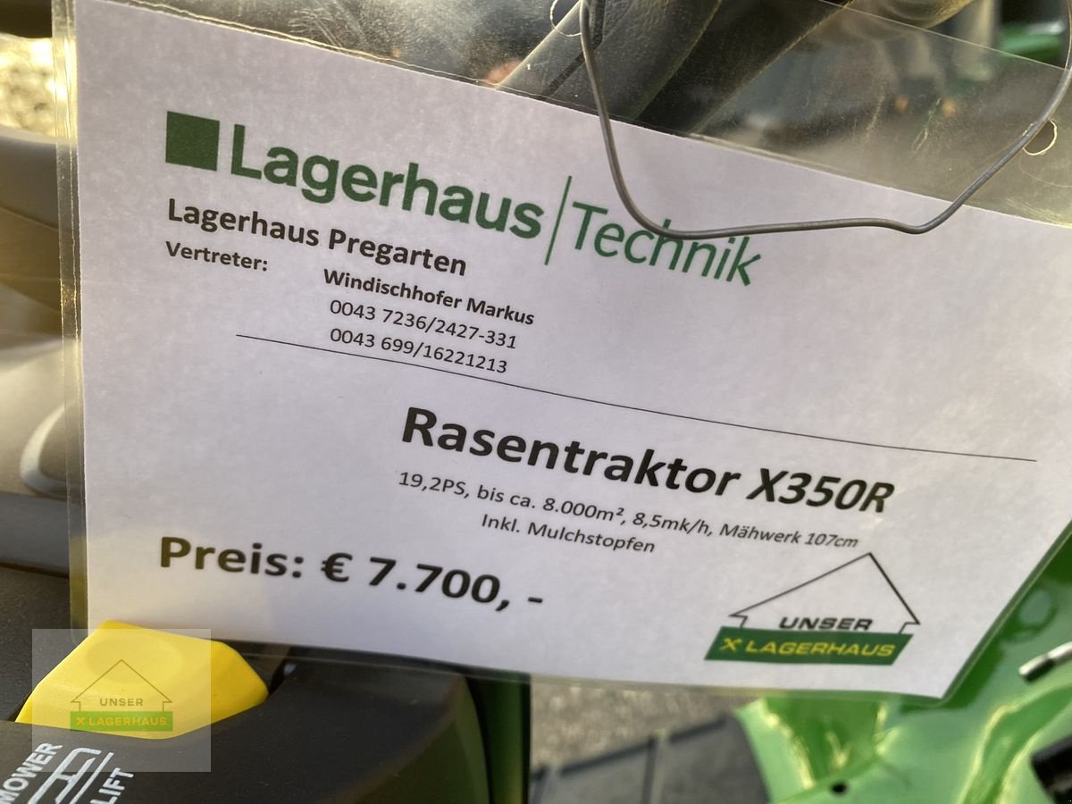 Rasenmäher of the type John Deere x350 R, Neumaschine in Wartberg (Picture 3)