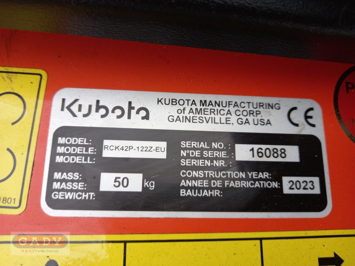 Rasenmäher des Typs Kubota Z1-421, Neumaschine in Lebring (Bild 11)
