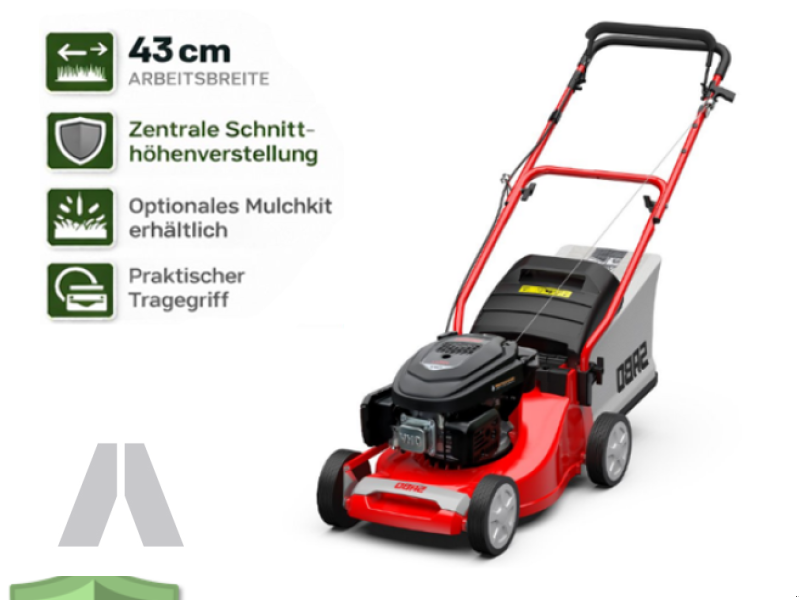 Rasenmäher del tipo Sabo 43-Compact, Neumaschine In Soyen