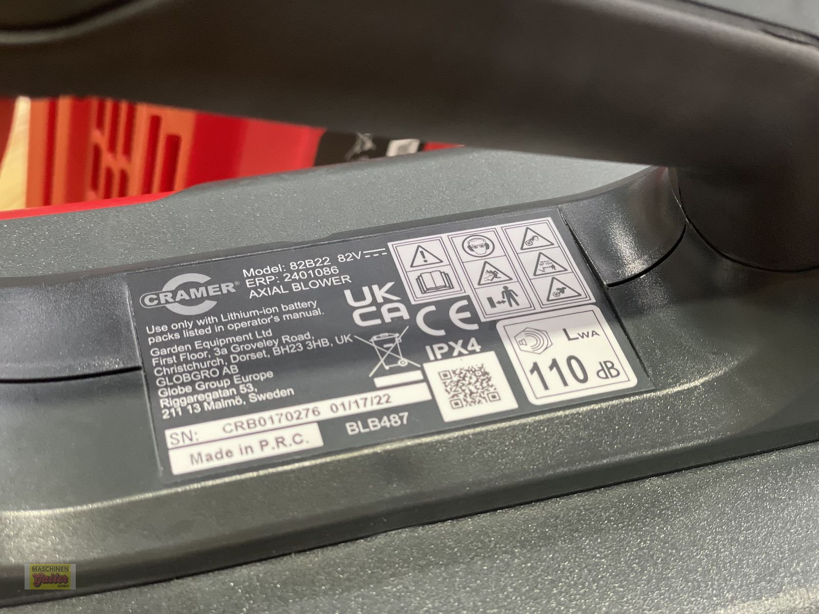 Rasenmäher typu Sonstige Cramer leistungsstarker Akku-Laubbläser 82B22, Neumaschine v Kötschach (Obrázek 4)