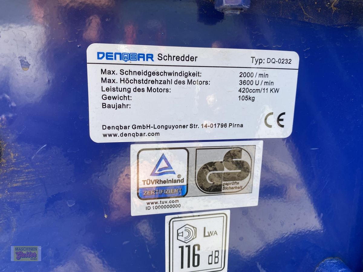 Rasenmäher του τύπου Sonstige DENQBAR DQ-0232 Schredder Gartenhäcksler, Gebrauchtmaschine σε Kötschach (Φωτογραφία 16)
