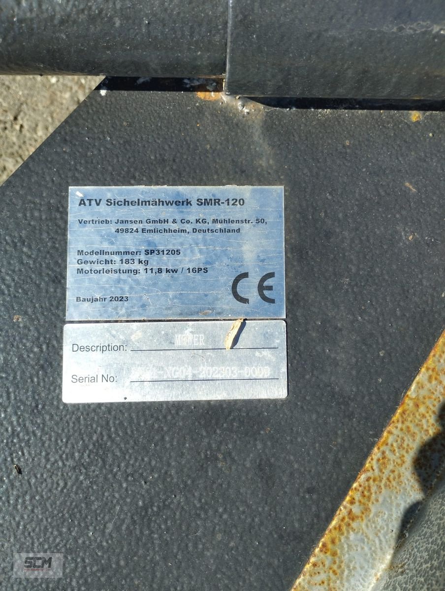 Rasenmäher of the type Sonstige Jansen Sichelmäher SMR 120, Neumaschine in St. Marein (Picture 7)